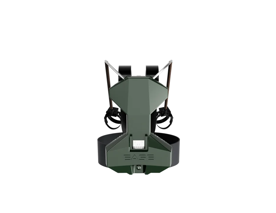LU&nbsp;20 Exoskelett in der Rückansicht